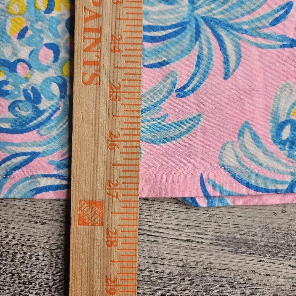 Lilly Pulitzer Girl's XL Mini Astara Dresw Pineapple Print Pink Blue 005675